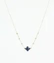 Velasquez Necklace Dark Blue