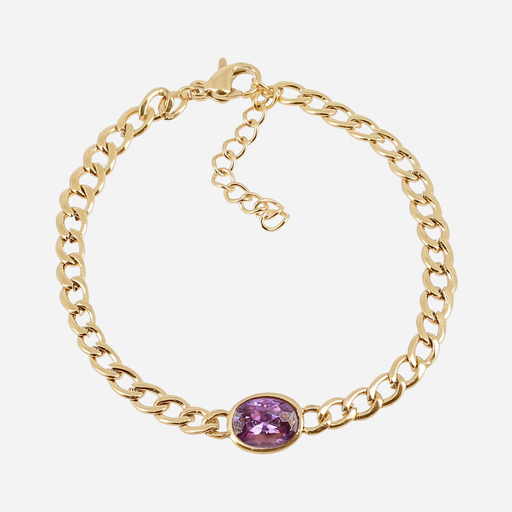 [SBS25431-01PUR] Elise Bracelet