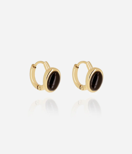 [SEC26632-01BLK] Isotta Earrings Black