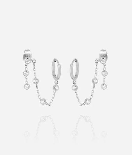 [SEX26988-00WHT] Ageha Earrings