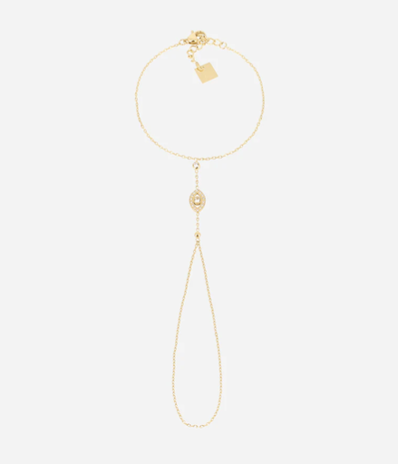 [SMS19779-01WHT] Gipsa Hand Jewel