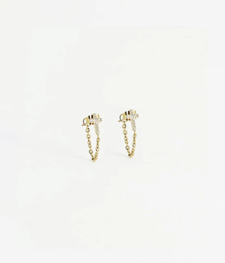 [SED12031-01WHT] Evangelista Earrings
