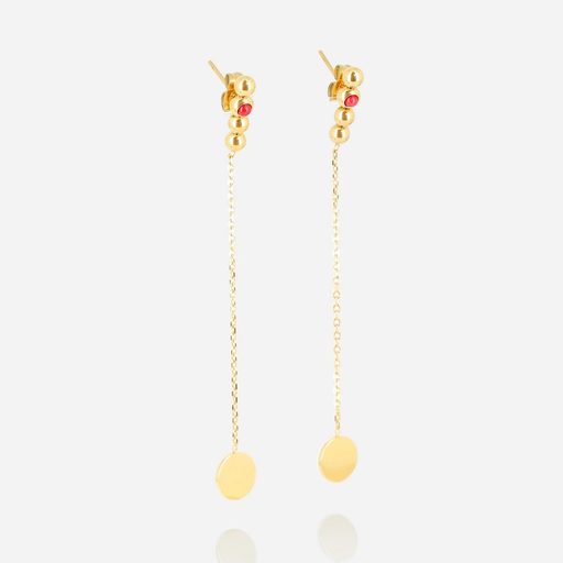 [SEL20170-01RED] Alcée Earring Red