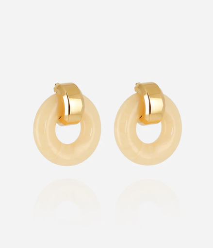 [SEL25942-01WHT] Hereiti Earrings