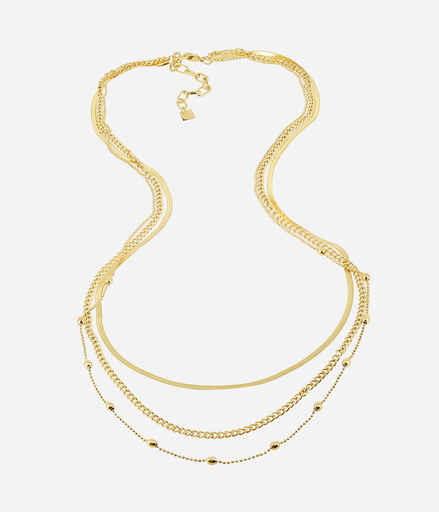 [SNL22914-01UNI] Honorine String Necklace