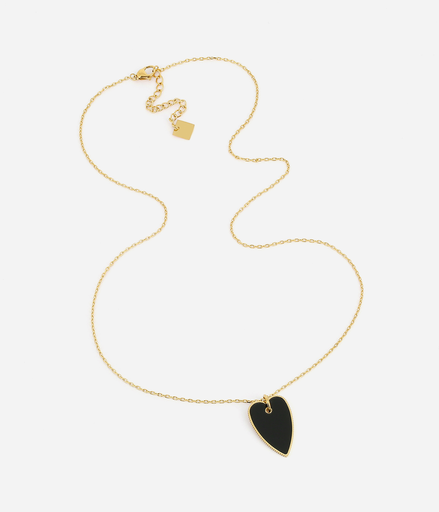[SNM18547-01BLK] Tenero Necklace Black