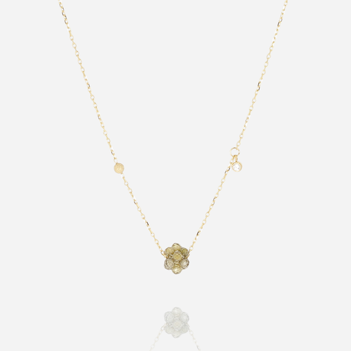 [SNS25467-01LGR] Bacca Necklace Light Green