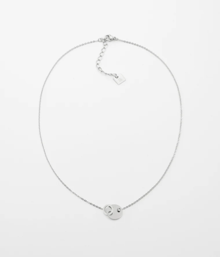 [SNS8894-00WHT] Domino Necklace