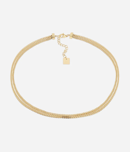 [SNX24698-01UNI] Doble Necklace