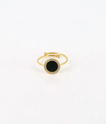 [SRR12205-01BLK] Linda Ring