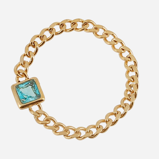 [SRT25426-01BLU-58] Chain Ring Blue 58